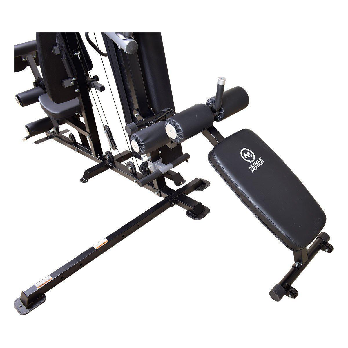 Muscle Motion MSG1000ADE Light Commercial 2 Station Gym