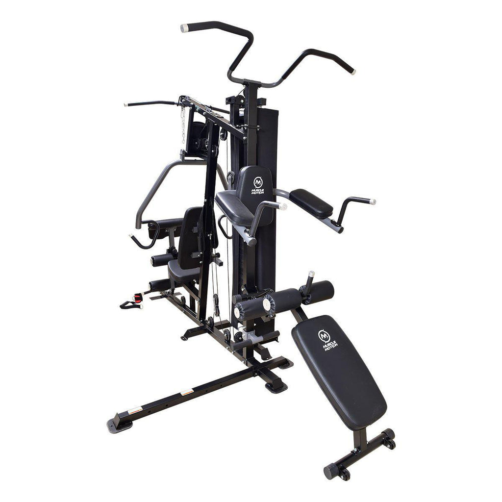 Muscle Motion MSG1000ADE Light Commercial 2 Station Gym