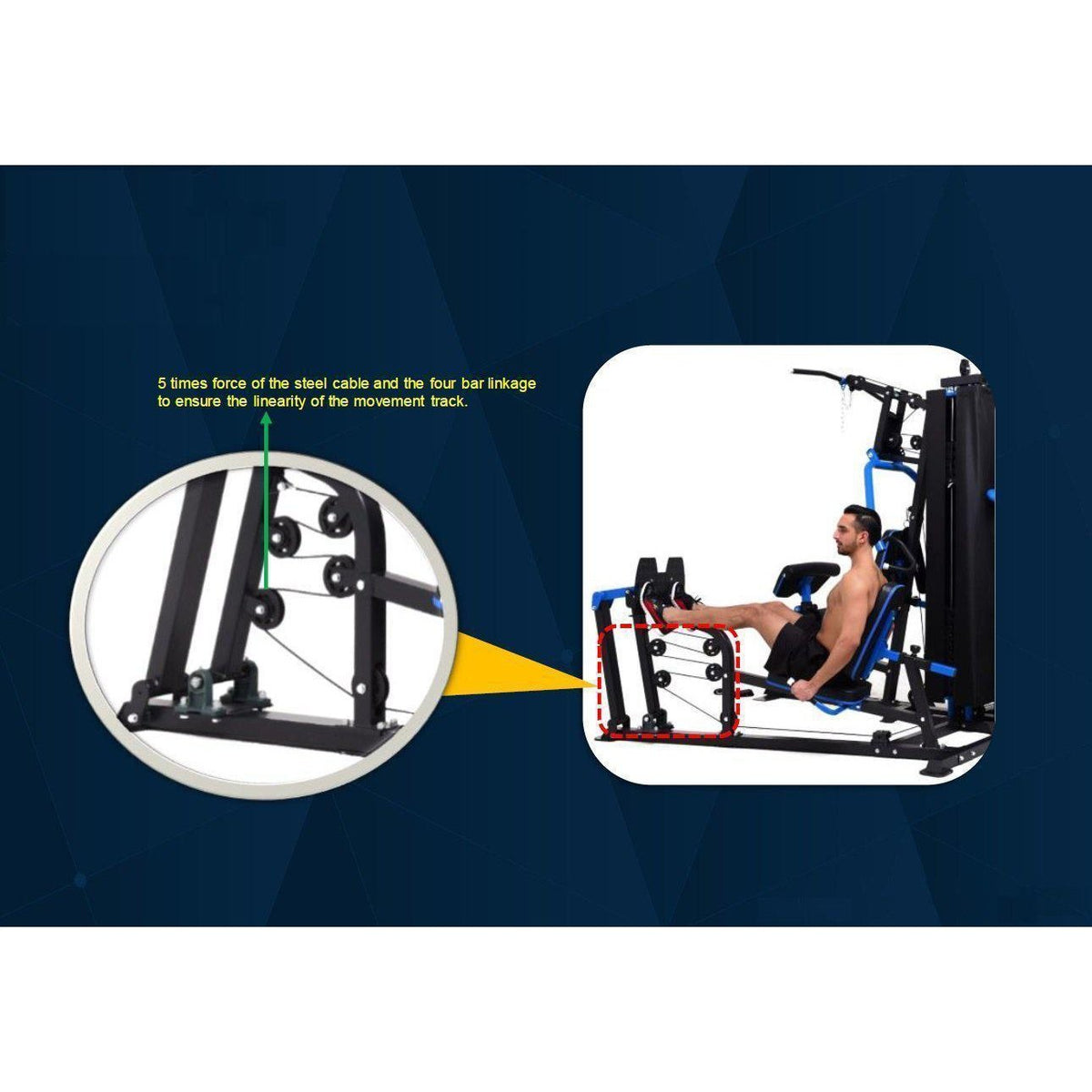 Muscle Motion MSG1000B Leg Press Attachment