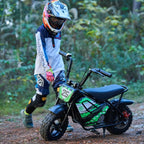 MotoTec 24v 250w Electric Mini Bike Black