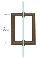 CRL 8" Ladder Style Back-to-Back Pull Handles