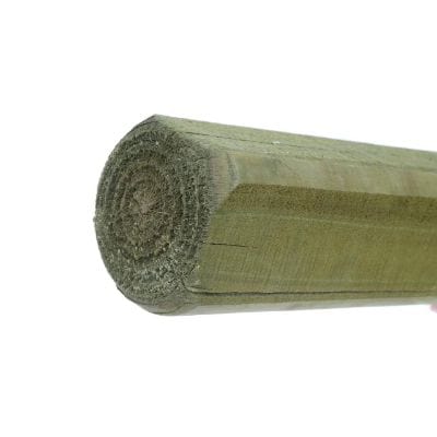 Machine Rounded Corner Post (2 Flat Sides)