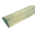 Machine Rounded Half Round Fence Rail - 3.6m x 100mm