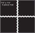 8X8 MAT WITH BEVELED TRIM