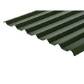 Cladco 34/1000 Box Profile PVC Plastisol Coated 0.5mm Metal Roof Sheet (Juniper Green) - All Sizes