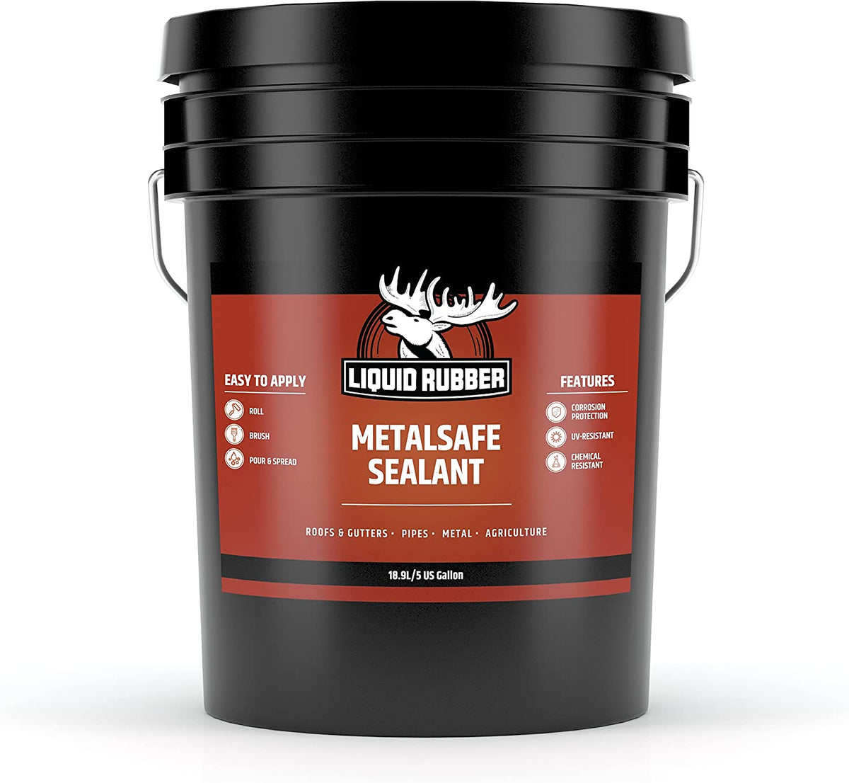 Liquid Rubber MetalSafe Sealant | Stock Tank Sealant | 5 Gallon
