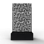 Metal Indoor/Outdoor Privacy Screen with Plant Pot - 90cm x 180cm
