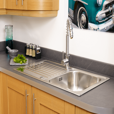 Minister Reversible Stainless Steel Inset Kitchen Sink