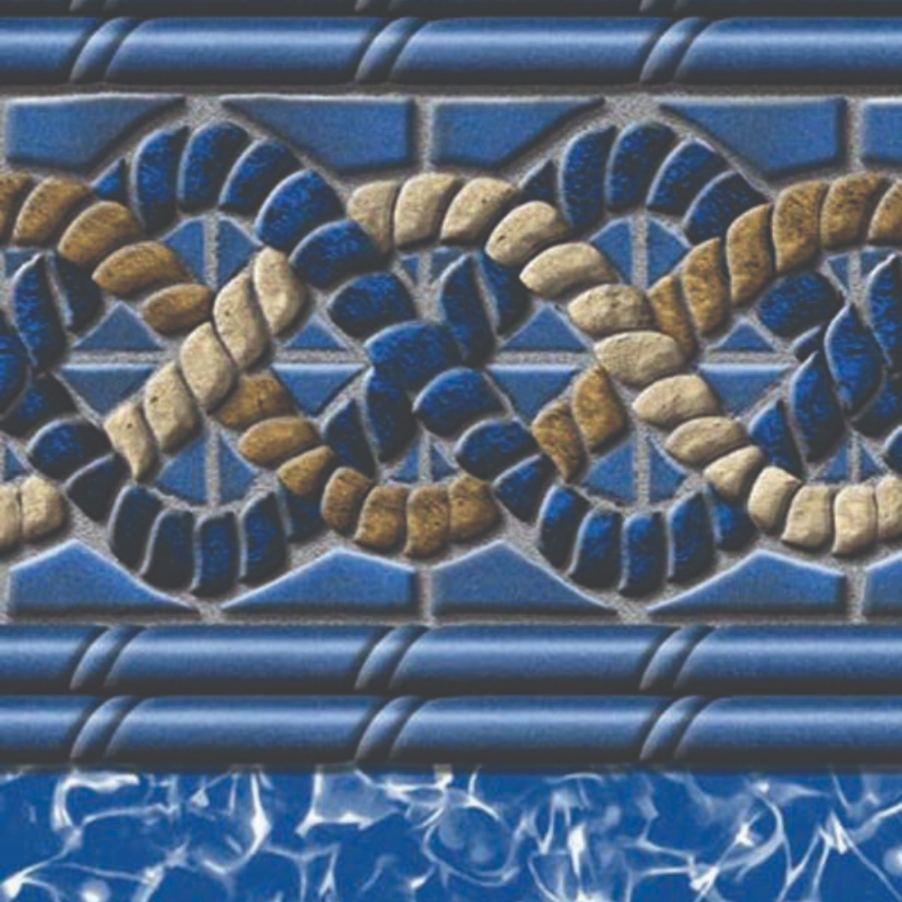 Upgrade to 15ft x 30ft x 52" Oval Uni-Bead Mystri Gold Full Printed Series 2500 Liner