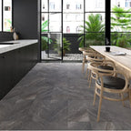 Mojo Stone Effect 600mm x 300mm - Matt Anthracite