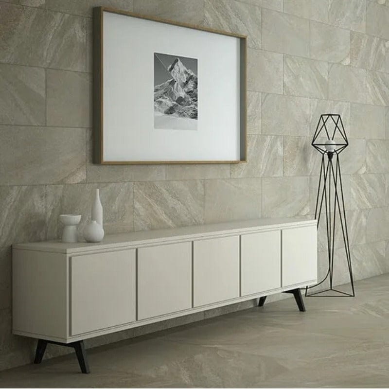 Mojo Stone Effect 600mm x 300mm - Matt Anthracite