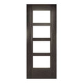 Montreal Ash Dark Grey Glazed Internal Door - All Sizes