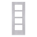 Montreal Ash Light Grey Glazed Internal Fire Door FD30 - All Sizes