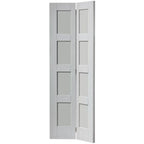 Montserrat White Primed Bi-Fold Internal Door - 1981mm x 762mm