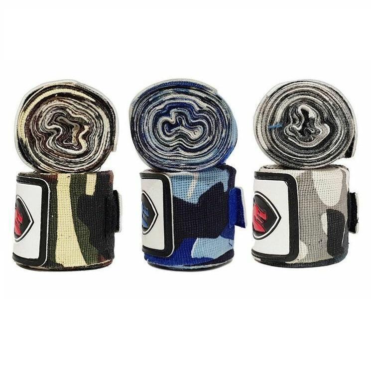 Morgan Camo Elastic Boxing Hand Wraps