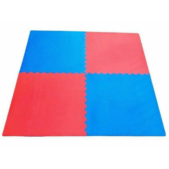 Morgan Tatami Jigsaw Interlocking Floor Mats 2cm Red / Blue
