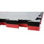 Morgan Tatami Jigsaw Interlocking Floor Mats 3cm Red / Black