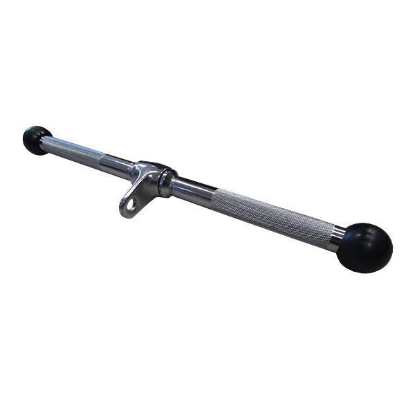 Muscle Motion 20inch Revolving Straight Bar with Rubber ends AC1003