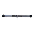 Muscle Motion 20inch Revolving Straight Bar with Rubber ends AC1003
