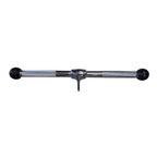 Muscle Motion 20inch Revolving Straight Bar with Rubber ends AC1003