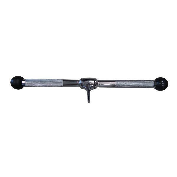 Muscle Motion 20inch Revolving Straight Bar with Rubber ends AC1003