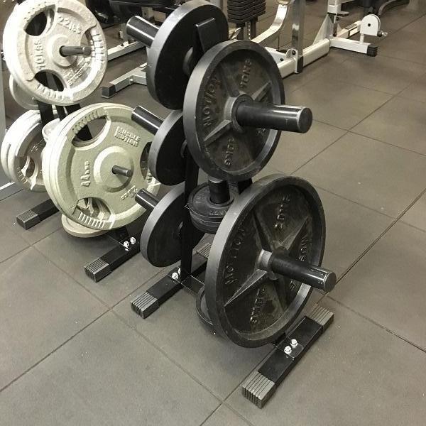 Muscle Motion Olympic Weight Plate Rack