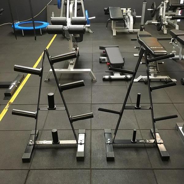 Muscle Motion Olympic Weight Plate Rack