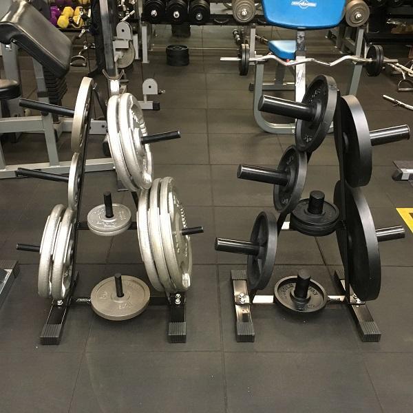 Muscle Motion Olympic Weight Plate Rack