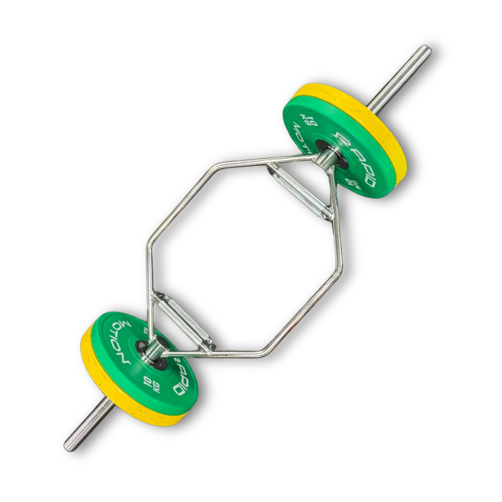 Muscle Motion Olympic Hex Shrug Deadlift Trap Bar 6ft