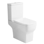 Naples Short Projection Close Coupled Toilet with Soft Close Seat & Cistern - White