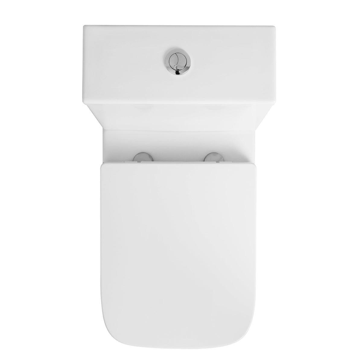 Naples Short Projection Close Coupled Toilet with Soft Close Seat & Cistern - White