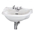 Chiltern Traditional Wall Hung Basin - 500mm Wide - 1 TH - White