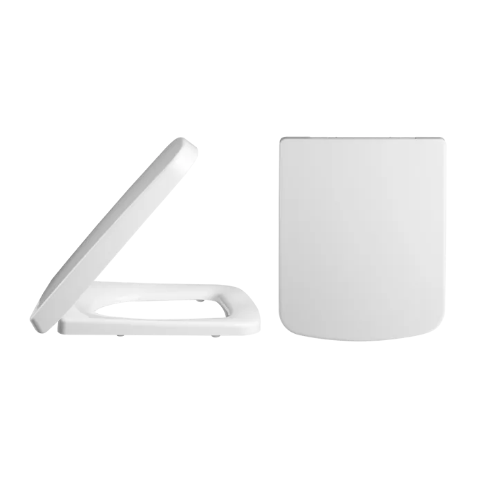 Mira Close Coupled Toilet with Push Button Cistern & Seat - White