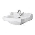 Richmond Rectangular Basin With Washstand - White