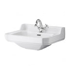 Richmond Rectangular Basin With Washstand - White