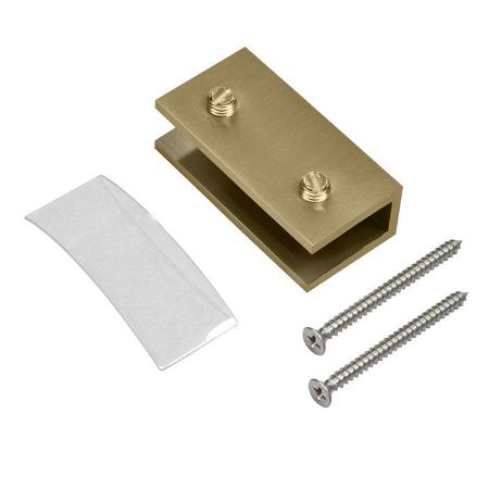 CRL No-Drill Fixed Panel Glass Clamp