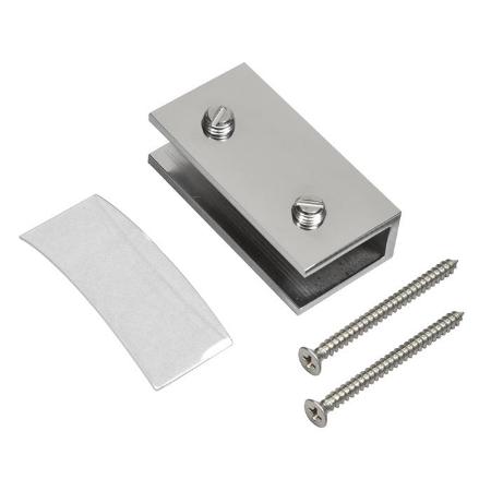 CRL No-Drill Fixed Panel Glass Clamp