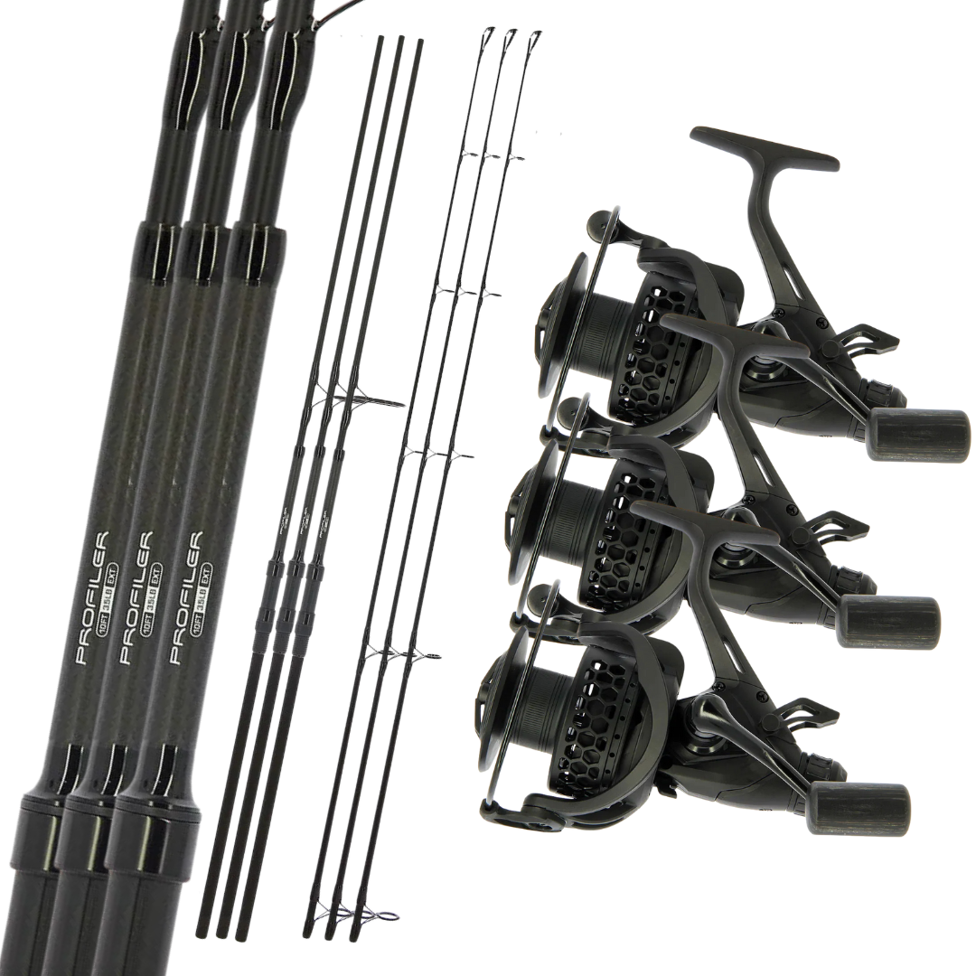 NGT Deluxe 3 Rod Profiler Carp Fishing Set Up