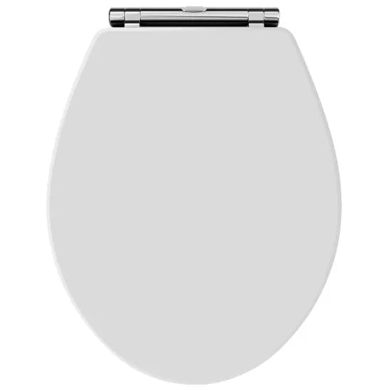 Classique Comfort Height High Level Toilet with Cistern, Seat & Flush Pipe Kit -  White