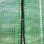 9.8' x 3.3' x 6.6' Steel Frame Greenhouse with PE Cover & Windows, Green