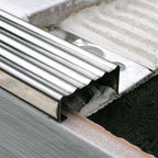 NSS - Stainless Steel Tile-In Non Slip Stair Nosing
