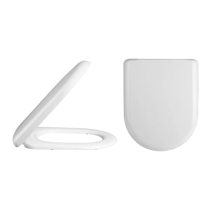 Rio Close Coupled Toilet with Push Button Cistern & Seat - White