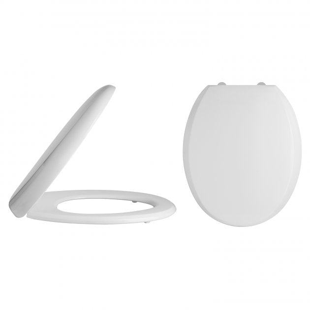 Nio Round Soft Close Toilet Seat - White