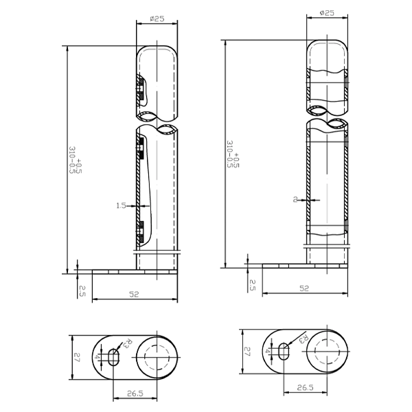 Nelson Radiators Floor Mounting Kit