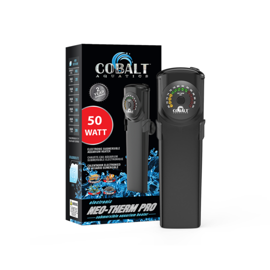Cobalt Aquatics Neo-Therm Pro Submersible Aquarium Heater (Plastic) - 50 Watt