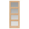 Nevis Oak Glazed Internal Door - All Sizes