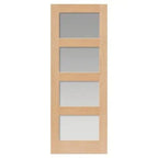 Nevis Oak Glazed Internal Door - All Sizes