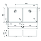 New York Integrated Stainless Steel Kitchen Sink - All Sizes