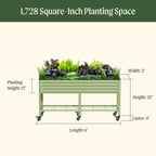Elevated Garden Bed - 2' x 6'