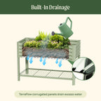 Elevated Garden Bed - 2' x 4' Wheels Included
